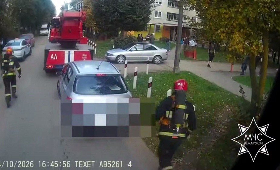 В Лиде спасатели ликвидировали пожар в общежитии